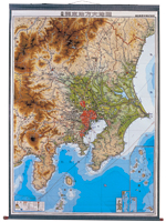 基範　日本地方別地図 関東地方